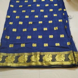 Beautiful Peacock Design Saree