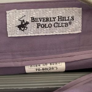 Purple Colour Straight Fit Pants || Polo Brand