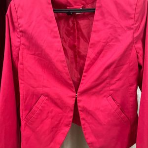 H&m Red Elegant Blazer Jacket Coat