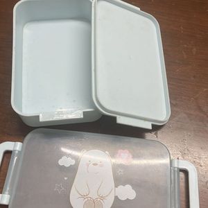 New Miniso Beautiful Lunch Box 2 Compartments