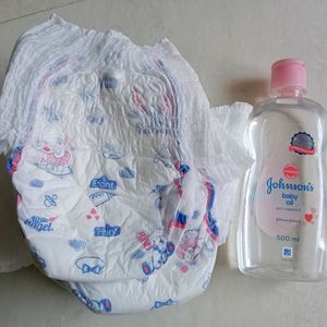 Diapers+Oil For Baby