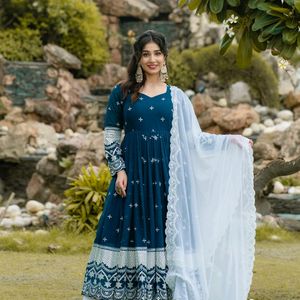 PREMIUM READYMADE ANARKALI SUIT SET