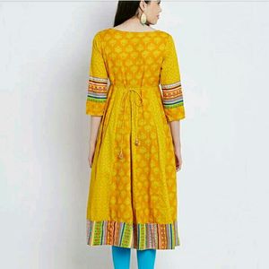 Yellow Anarkali