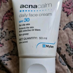 Acnacalm face cream + 30spf for oily skin