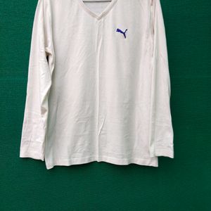 full Sleeve White T Shirt For Men