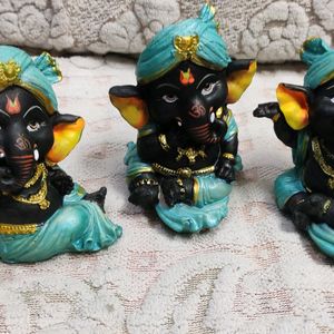 Ganesh 3 Pc  Idol  Set