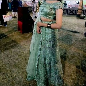 Beautiful Sea Green Lehenga