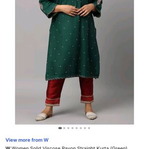 W Branded Kurta For Elegance And Beautify Look.