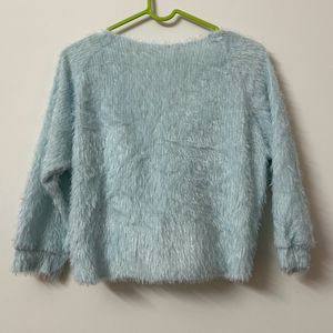 Blue Fluffy top