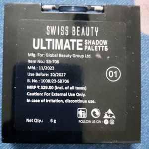 Swiss Beauty Eyeshadow Palette