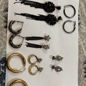 6 Set Of Earrings On Sale