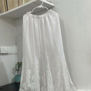 original chikankari sharara palazzo pants