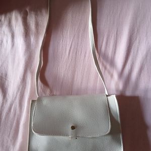 Pretty White Sling Bag