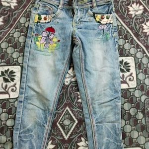 Girls Denim Pant