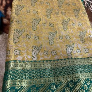 Brand New Heavy Pattu Saree With Unstich Blouse