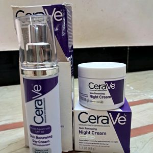 CeraVe Skin Renewing DayCream & NightCream