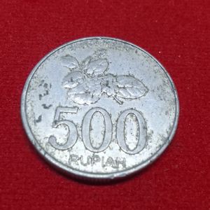 Indonesia Currency 500 Rupiya Coin