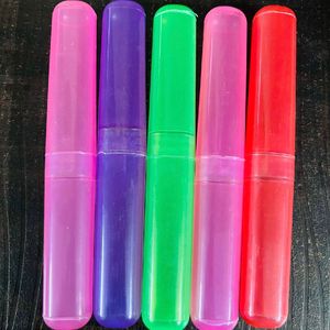 4 Piece Plastic Toothbrush Cover