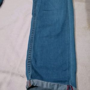 Denim capri