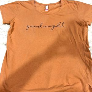 Rust Women T-shirt Pure Cotton Perfect For Summer