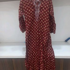 Maroon Kurti