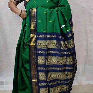 New Cotton Silk Gadowal Saree