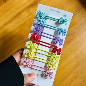 Cute Bow Bobby Pin Sets @ ₹60/- For Two Pairs