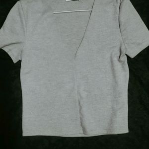 Zara V Neck Top