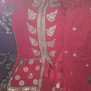 A Beautiful Red Wedding Outfit