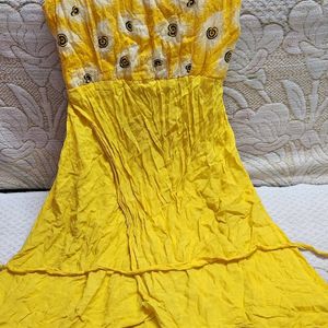 Yellow Colur Dress