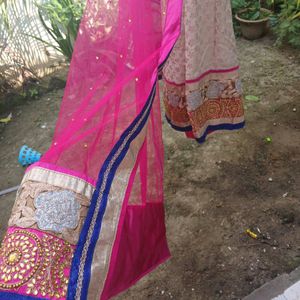 Beautiful Hand Embroidered Lenhga