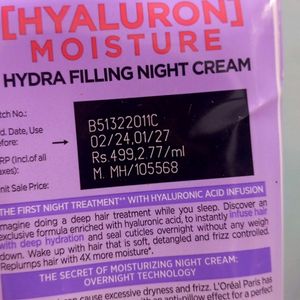 Loreal Hyaluron Moisture Night Cream