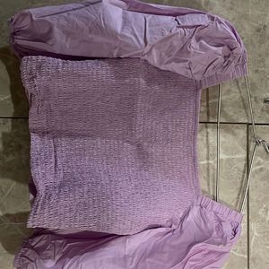 Lavender Cotton Top