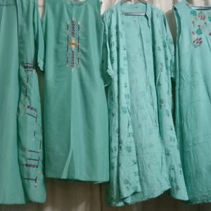 Combo Of 2 Koti Kurta Set