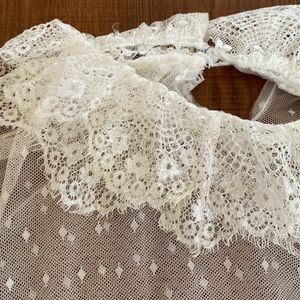 Lace Top With Frills