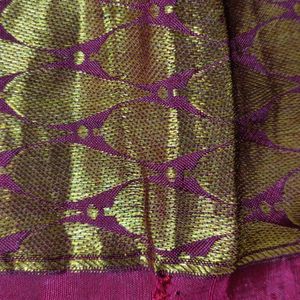 Green And Maroon Silk Saree