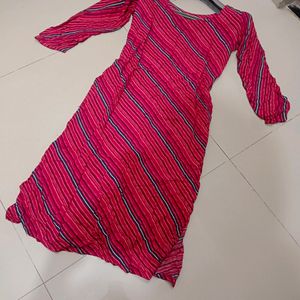 Lining Kurti And Pant With Slipper