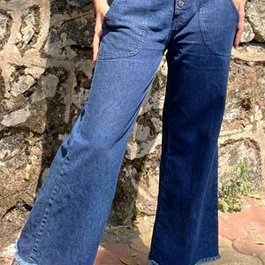 Trendy Wide Leg Jeans