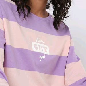 TEAMSPIRIT STRIPED CREW NECK Regular T-shir