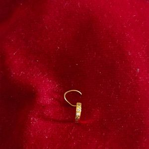 18 Carat Gold Or goldplated Nose Pin