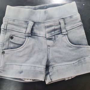 Grey Girl Shorts - 1-2yr