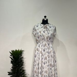 White Floral Dress