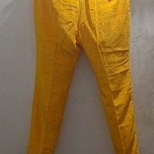 Yellow Intricate Design Suit And Pant