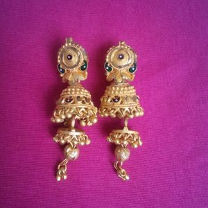 New Double Layer Jhumki Unused