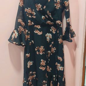 Sassafras Floral Wrap Dress