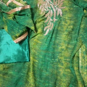 Very Beautiful Green Handwork Suit