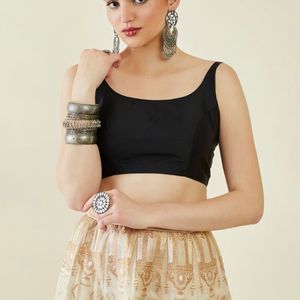 Black Sleeveless Blouse