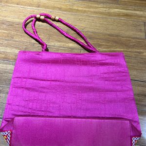 Pink Jaipuri Handbag