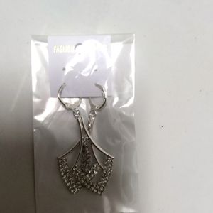 Silver Plated Long Earrings