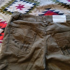 Brown Colour Skin Fit Jeans